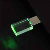 JASTER USB Flash Drive LED De Memoria 128GB 64GB 32GB 16GB 8GB Para Portátil Creativo Regalo Mini Stick De Memoria Cúbico De Cristal USB 2.0 - details 3
