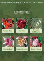 Juego De Bloques Creativos En Forma De Rosa Con Maceta Modelo Decorativo Para Niñas Juguete DIY Para El Día De San Valentín Regalo De Navidad - details 16