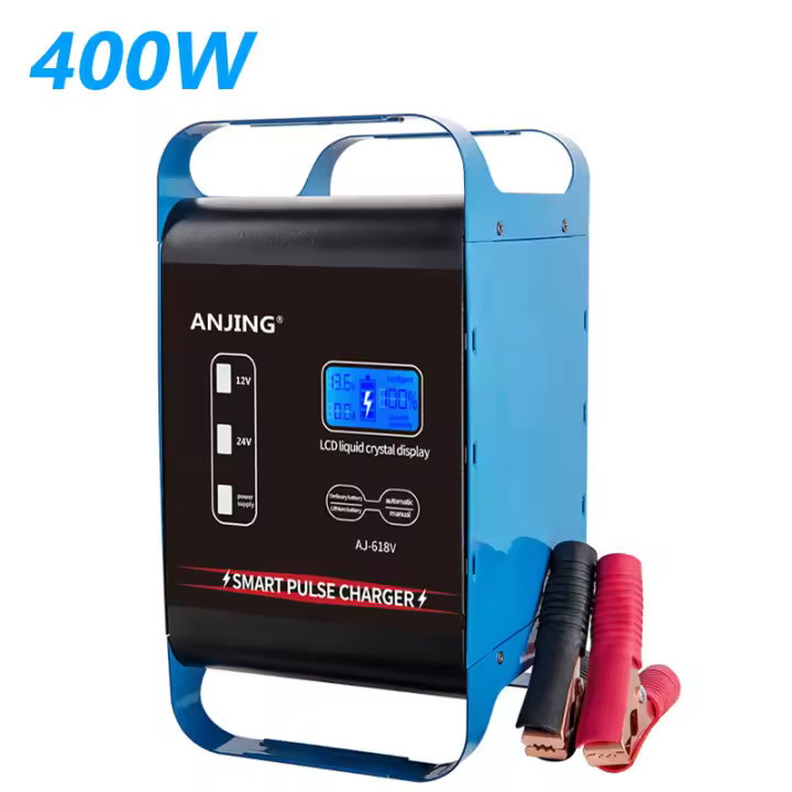 Cargador De Batería Para Coche Universal 400W/600W 12V 24V SUV Camión Automóvil Cargador De Batería De Plomo-ácido 50A/30A - 1