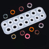 Molde De Silicona Para Anillos De Epoxy Resina Herramientas De Fabricación De Joyas DIY Accesorios De Joyería Multi-tamaños - details 0