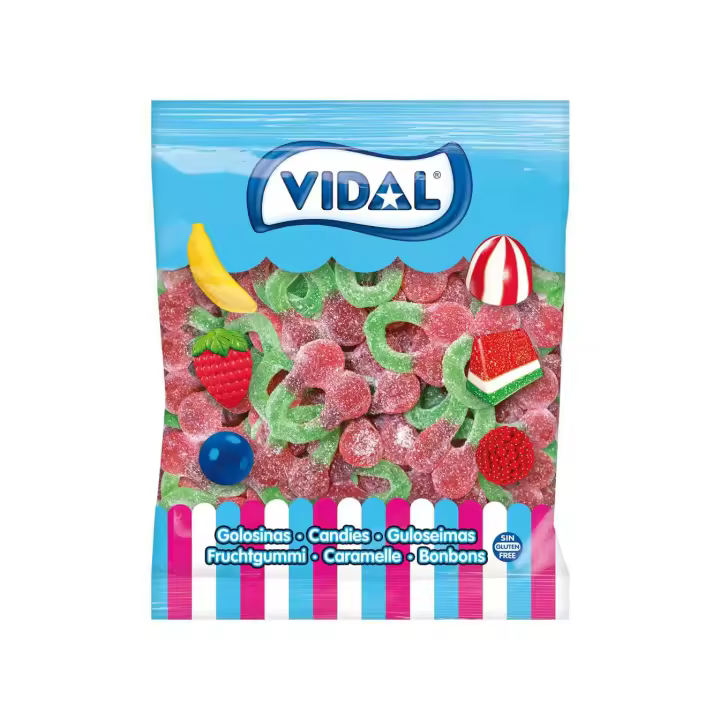 Vidal Golosinas. Cerezas Gigantes Pica. Bolsa de 1kg - 1