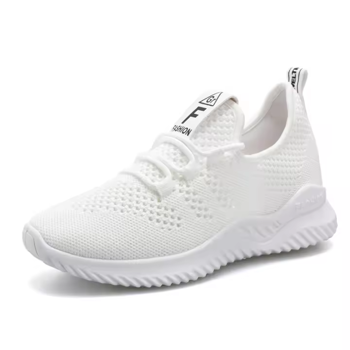 MOV Zapatos de malla nuevos de verano, zapatos casuales de tejido volador para mujer, zapatos deportivos ligeros y transpirables, zapatos cómodos para correr para mujer - 1