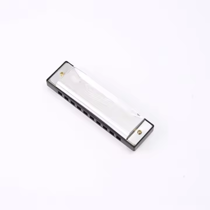 Harmonica Profesional Con 10 Agujeros Y 20 Tonos En Colores Tono C Con Estuche Regalo De Navidad Para Principiantes - 1
