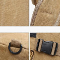 Mochila Multifuncional De Viaje Rugzak Para Hombres Bolsa De Escuela De Estudiante De Algodón 4 Colores Mochila Casual De 20-35 Litros - details 12