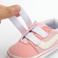 Zapatillas De Lona Para Bebé Niño Y Niña Antideslizantes Suaves Primera Caminata Clásicas Estilo Casuales Con Rayas Para Todas Las Estaciones - details 13