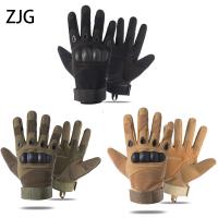 Guantes Tácticos De Halcón Negro Para Deportes Y Entrenamiento Con Capa Dura Cinco Dedos Antideslizantes Microfibra Unisex - details 8