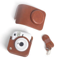 Funda De Cuero PU Y Silicona Suave Para Polaroid Instax Mini12 Cámara Portátil Bolsa Protectora Para Fujifilm Estilo Bolso - details 2