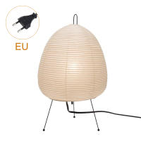 Lámpara De Piso LED Estilo Wabi Noguchi Isamu Japonés Con Papel De Arroz Luz Nordica Para Sala Y Dormitorio Zen Estudio Arte - details 20
