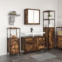 Juego de Muebles de Baño de 3 Piezas en Roble Ahumado - details 0