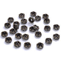 100pcs De Cuentas De Cristal Floral Mixtas De 4-10mm Para La Creación De Pulseras Collares DIY Llaveros Y Joyería De Moda - details 7