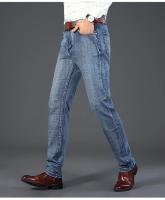 KUBRO Pantalones De Jeans Para Hombre Clásicos Rectos Negocios Azul Negro Elásticos Slim Fit Casual Trabajo Pantalones 29-40 - details 5