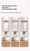 Humidificador USB De Gran Capacidad 6.8L Doble Rociador Para Casa Dormitorio Oficina Habitación Con Pequeño Luz Nocturna - details 10