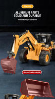 Camión Grúa De Aleación RC Autobús Cargador Remolque Control Remoto Vehículo De Ingeniería Juguete Para Niños Regalo De Navidad - details 5
