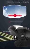 Casco De Motocicleta Unisex Para Hombres Y Mujeres Estilo Completo Con Protección Facial Universal Seguridad Invierno Calido Material ABS Peso 1400g - details 7