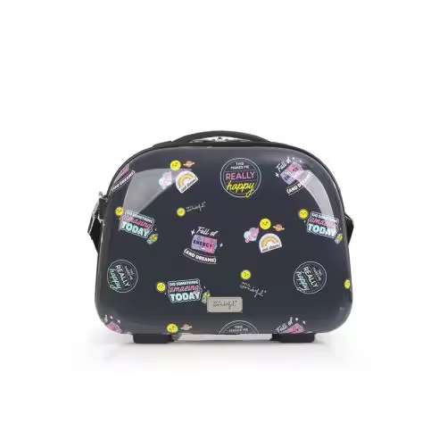 MR. WONDERFUL Neceser Rígido con Bandolera - Colección Smile - Medidas 35 x 29 x 17 Cm - Adaptable a la Maleta - Ref 91906025-016 - Nueva Colección - - 1