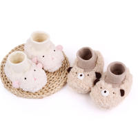 Zapatillas De Otoño-Invierno Para Bebés Con Diseño De Oso Y Oveja Niños Y Niñas Calf Sintética Antideslizante Cómodo Para 0-18 Meses - details 23