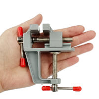 PHYHOO vice De Mesa Mini De Aluminio Pinza Pequeña Para Bricolaje Joyería Reparación De Herramientas Fijación De Molds Portátil Para Trabajo En Banda - details 0