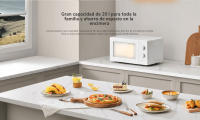 Official | Xiaomi Microwave Oven, Control clásico con dos botones, Microondas de calentamiento rápido de 700 W, Calor envolvente de 360°, 5 niveles de ajuste de temperatura, Función de descongelación sin perder frescura, Ajuste de 35 minutos - details 8