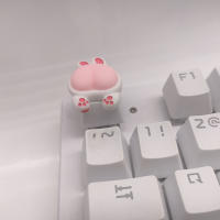 Capa De Teclado De Juego Con Forma De Pata De Gato Y Glúteo Animal Capa De Tecla Personalizable Para Switch Cherry MX Regalo Para Cumpleaños - details 9