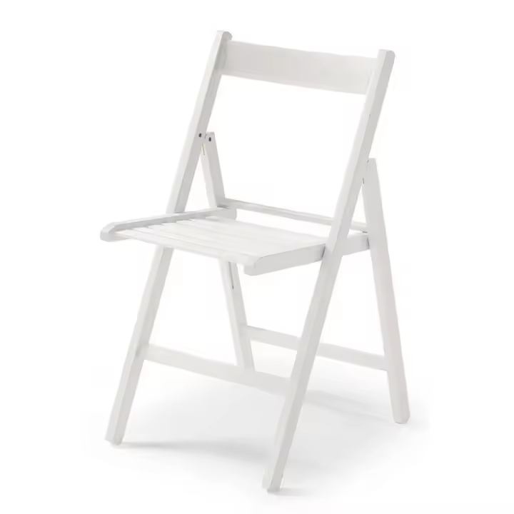 Jardín y terraza Sillas y sillones Edm Silla Plegable 73007 Blanco Sillas - 1