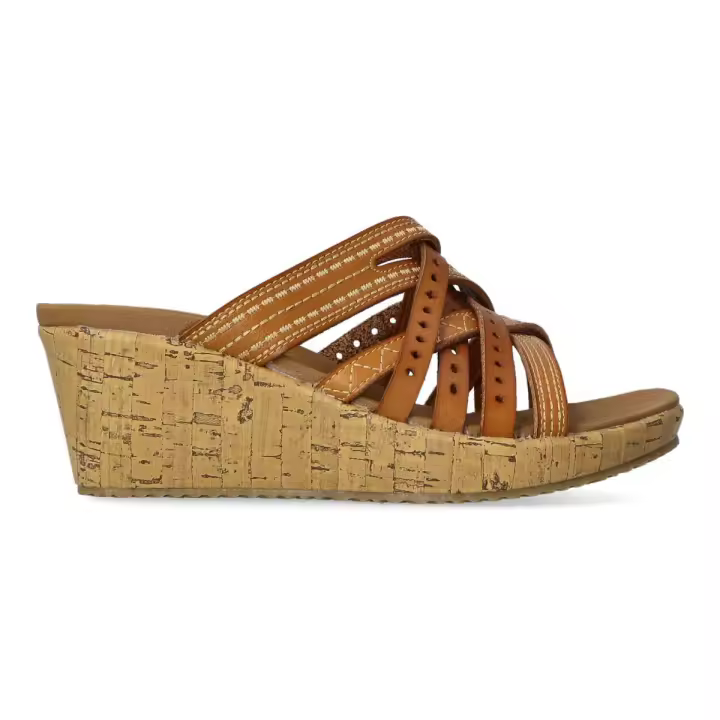 SKECHERS Sandalia cuña tiras Beverlee - Hot Spring - 1