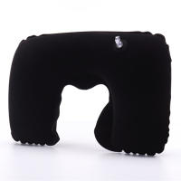 Almohada Inflable De Viaje En Forma De U Para Cuello Almohadón De Coche Colchón De Aire Para Descanso Del Cuello Material Poliéster/Celulosa Originaria De Zhejiang China - details 0