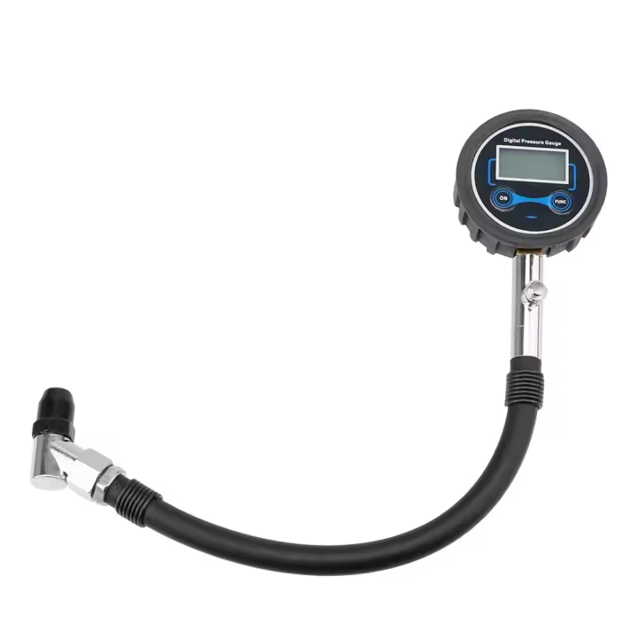 Medidor De Presión De Neumáticos Para Coche Camión Motocicleta Vehículo Automóvil Con Pantalla LCD Precisión Alta Digital - 1