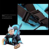 27.8*11 inch car travel seat cushion, portable seat belt, foldable car seat protector, children's travel accessories, easily foldable and machine washable, multiple colors available - details 8