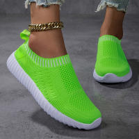 Zapatillas De Mujer Transpirables De Tejido Ligero Y Malla Para Exterior Con Cordones Casual Zapatos De Piso Bajo Estilo Étnico - details 10