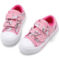 Zapatillas De Lona Para Niños Y Niñas Con Doble Correa De Dibujos Animados Zapatos Casuales Transpirables Y De Secado Rápido Para Edades 7-12m a 12+y - details 6