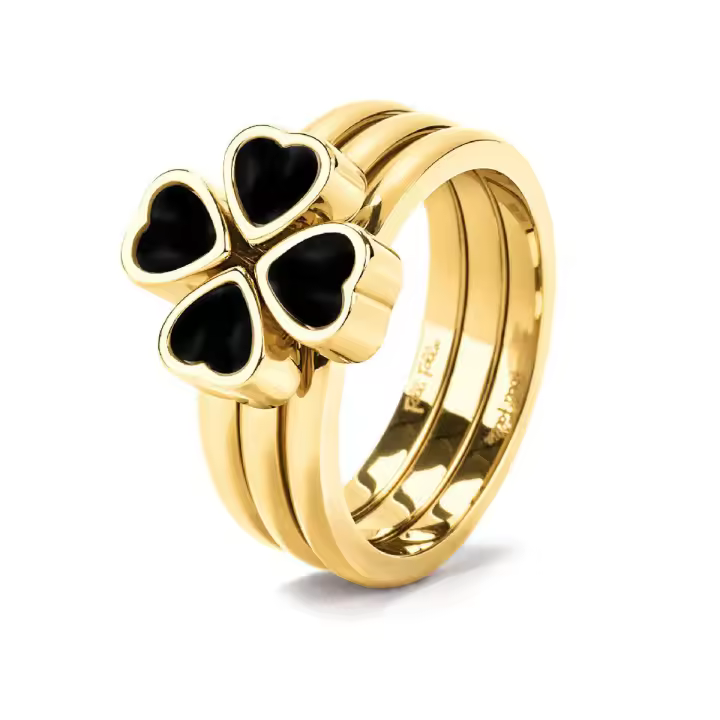 Anillo Mujer Folli Follie 2R19T001YA - Joyería de Acero Inoxidable Dorado - 1