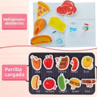 Juguete Educativo Montessori Para Niños Pequeños Tablero Ocupado De Granja Juguete Sensorial Y De Historia De Animales Quieto Y De Feltro - details 9