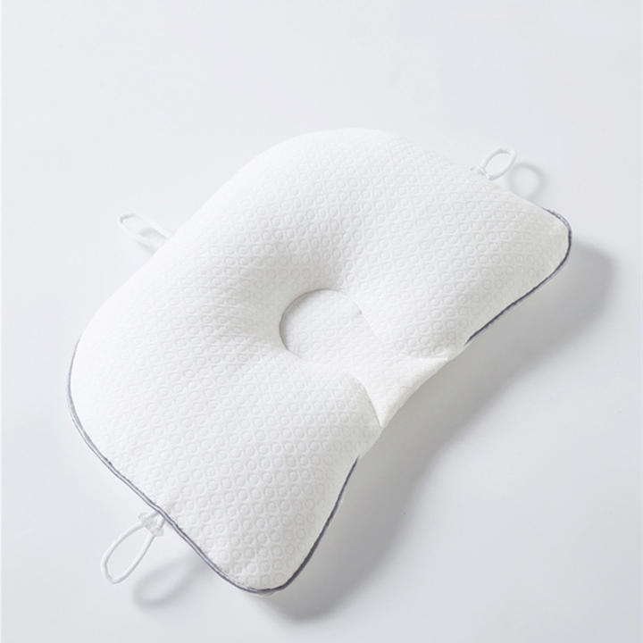OmHO Almohada moldeadora para bebés para prevenir la desviación de la cabeza. Artefacto de corrección de la forma de la cabeza para niños de 0 a 1 a 2 años. Almohada ajustable para bebés. Transpirable para las cuatro estaciones.