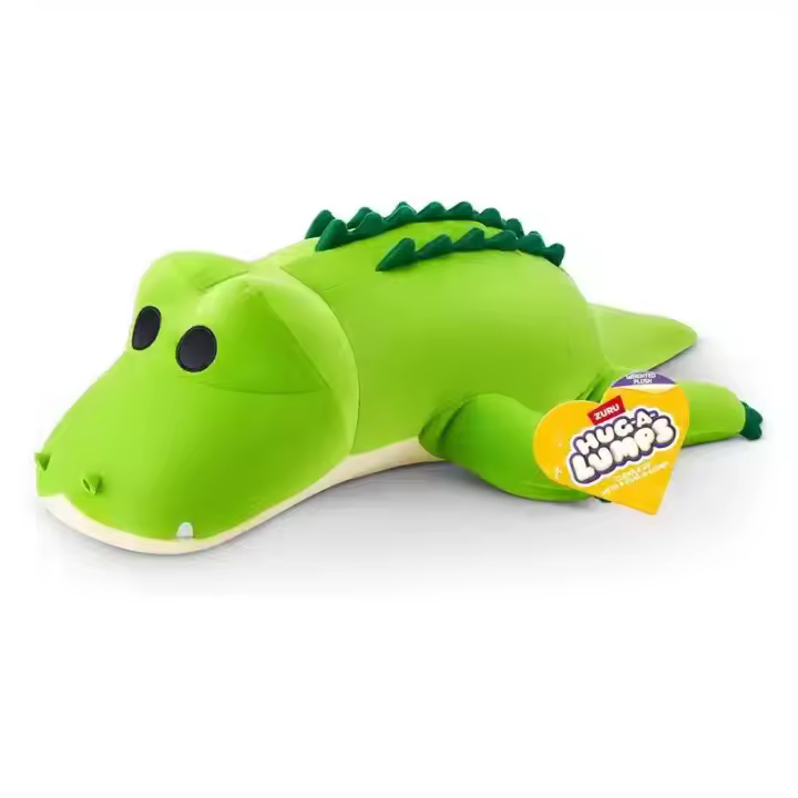 Muñeco Hug-A-Lumps blandito cocodrilo Rocko con peso 1,5kg 14901-COCODRILO - 1