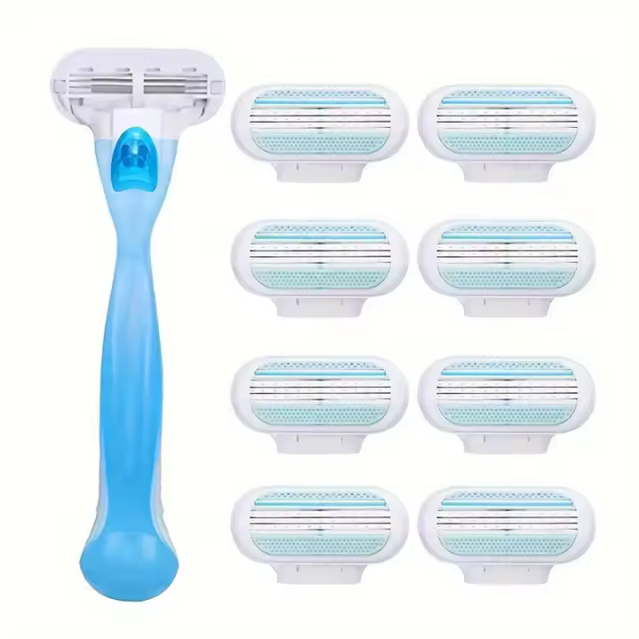Afeitadora Manual Para Mujer Con 3 Capas Para Eliminación De Vello Sensible En Axilas Y Zona Intima Herramienta De Afeitar Sin Electrónica - 1
