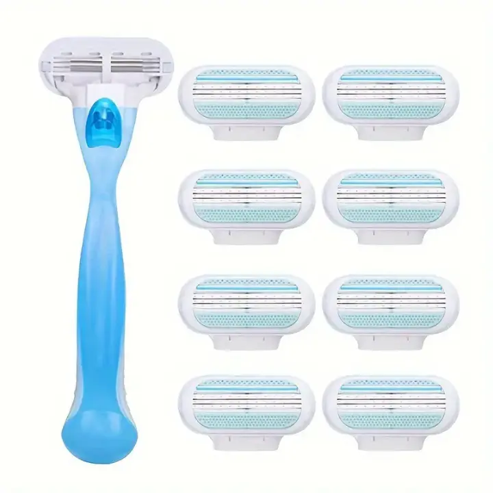 Afeitadora Manual Para Mujer Con 3 Capas Para Eliminación De Vello Sensible En Axilas Y Zona Intima Herramienta De Afeitar Sin Electrónica - 1