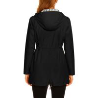 Chaqueta Impermeable Para Mujer Larga Abrigo De Lluvia Con Capucha Para Ciclismo Y Escalada Técnica De Poliéster Secado Rápido - details 19
