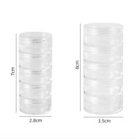 Caja De Organización Para Joyas Y Maquillaje 5 Capas Plástico Redondo Para Colgantes Y Pendientes Caja De Almacenamiento Con Cierre De Botón Y Zip - details 6