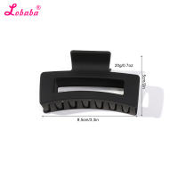 Juego De 5 Piezas De Pinzas Para Cabello De Mujer Estilo Sencillo Color Sólido Fuerte Adhesión Clips De Plástico Moda Accesorios Para El Cabello - details 4