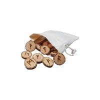 Runas de Madera Mundo Vikingo / Pirograbado a mano / Futhark Antiguo / Tarot y esoterismo / Magia y oráculo / Vikings / Vikingos / Mitologia Nordica / Loki / Thor / Ragnar Lothbrok / Escudera / Edad Media / Medieval / Runas vikingas / Ragnarök / Odin - details 0