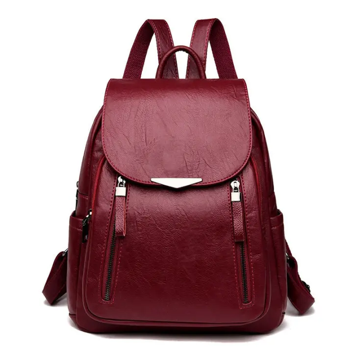 Mochipa de viaje para Mujer Avión Gran capacidad hecha de cuero PU Bolso de Mano para Escuela mochila para Mujer Bolso de hombre Femenino - 1