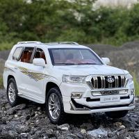 Modelo De Coche De Escala 1:24 TOYOTA Land Cruiser Prado Deportivo SUV De Aleación Con Retroceso Pull Back Luz Y Sonido Regalos Para Niños Colección A174 - details 22