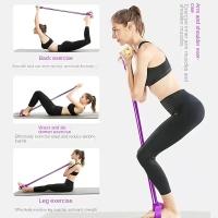 Cuerda Elástica De Resistencia Para Entrenamiento Doméstico Y Gimnasio Bandas De Resistencia Abdominal Para Ejercicio Y Fitness Unisex - details 2