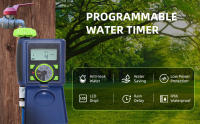 Controlador De Riego Jardín Timer De Agua Con Pantalla LCD Estándar De EE. UU. Timer De Mangueira Automático Con Válvula De Solenoide Electrónico - details 0