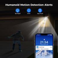 Hiseeu 10CH NVR 3MP Sistema de Seguridad WiFi Kit, con 4 Cámaras, Detección de Humanos, Visión Nocturna IR, Audio Bidireccional, Impermeable IP66, Compatible con Alexa, Sin HDD - details 3