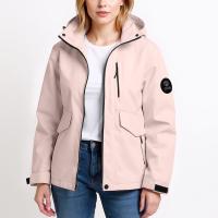Chaqueta De Senderismo Ligera Para Mujer Color Sólido Manga Larga Suéter Con Capucha Impermeable Y Resistente Al Viento Ropa De Exterior - details 22