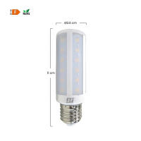 ORION91 Pack x 4 unidades 9&1 Bombilla LED E27 Mazorca 9W Blanco Cálido 806lm 3000K 25000h Nine&One Premium - details 0