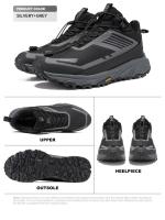 Zapatos De Senderismo Para Hombre Baasploa Mocasines De Otoño Invierno Con Forro De Peluche Cómodo Y Cálido Suela Antideslizante Impermeable TPU Rendija Elástica Encima Del Tobillo Material Principal Sintético - details 10