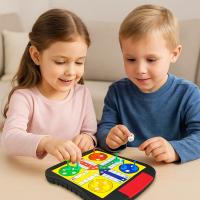 Flying Chess – Juego de Mesa Portátil para Niños con Tablero Magnético y Piezas Coloridas - details 0