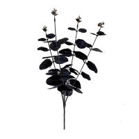 Flores Artificiales De Eucalipto Negro 34cm Para Decoración De Habitaciones Y Mesas Decoración De Navidad Y Año Nuevo - details 5